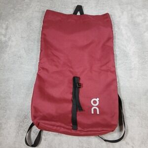 On Cloud Ambassador Backpack Gym Workout Tote Bag 22"x14"x4.5" Maroon